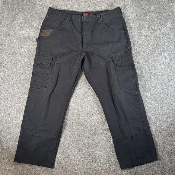 Wrangler Workwear Cargo Pants 40x28 Utility Ripstop Carpenter Streetwear Grunge - Picture 1 of 15